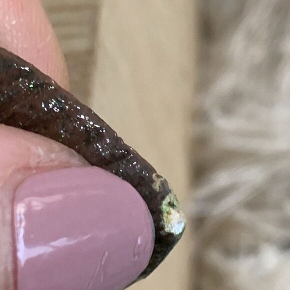 Handcrafted & Hand Painted Folk Art Wood & Metal Fish Spearing Decoy - Picture 13 of 16